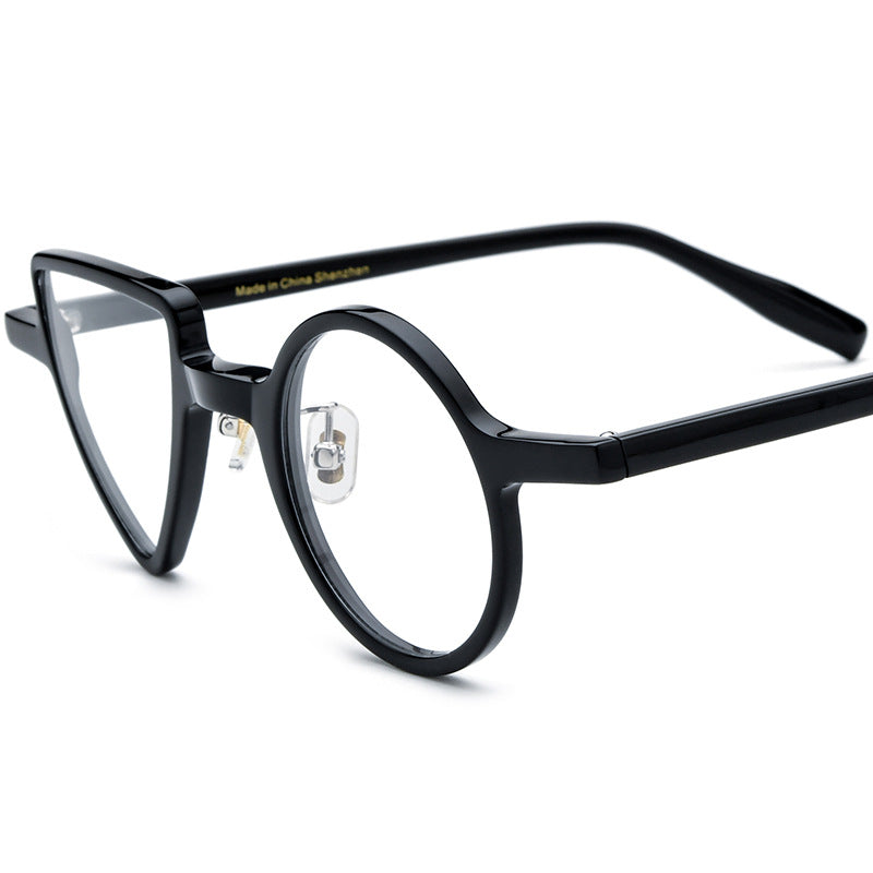New Round Triangle Glasses Frame For Men And Women
