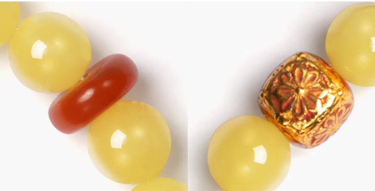 Fashion Natural Russian Beeswax Bracelet For Women