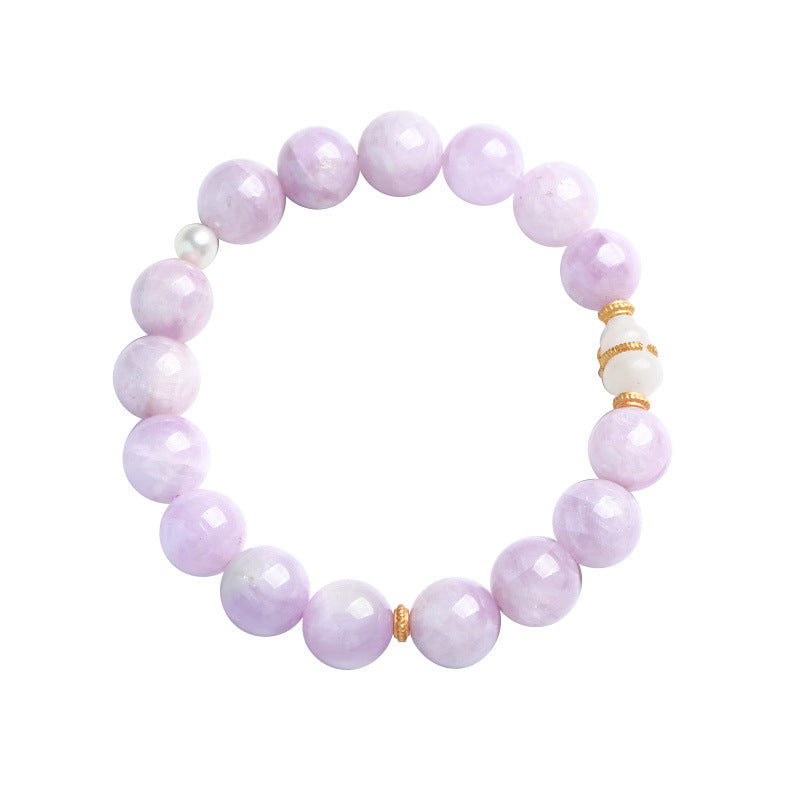Natural Spodumene Purple Bracelet For Women