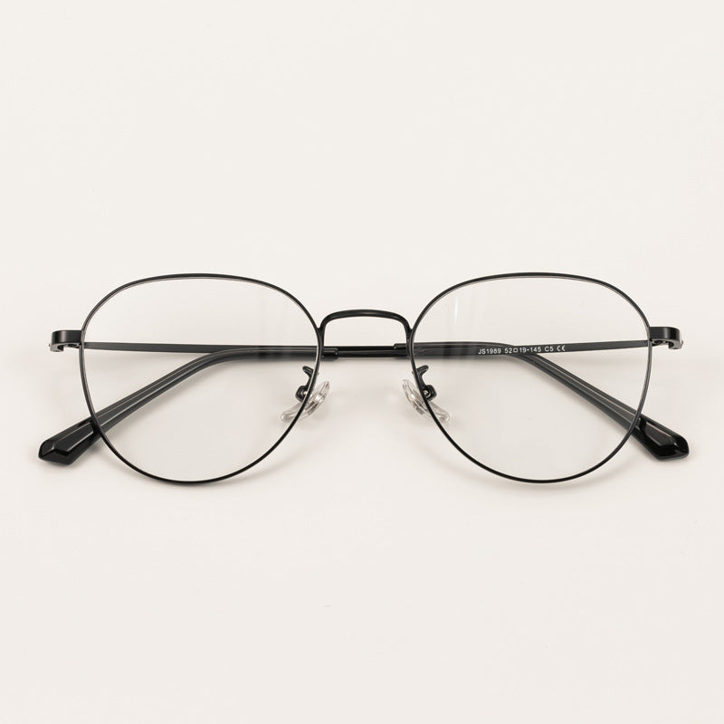 Women's Retro Round Frame Myopia Glasses Frame