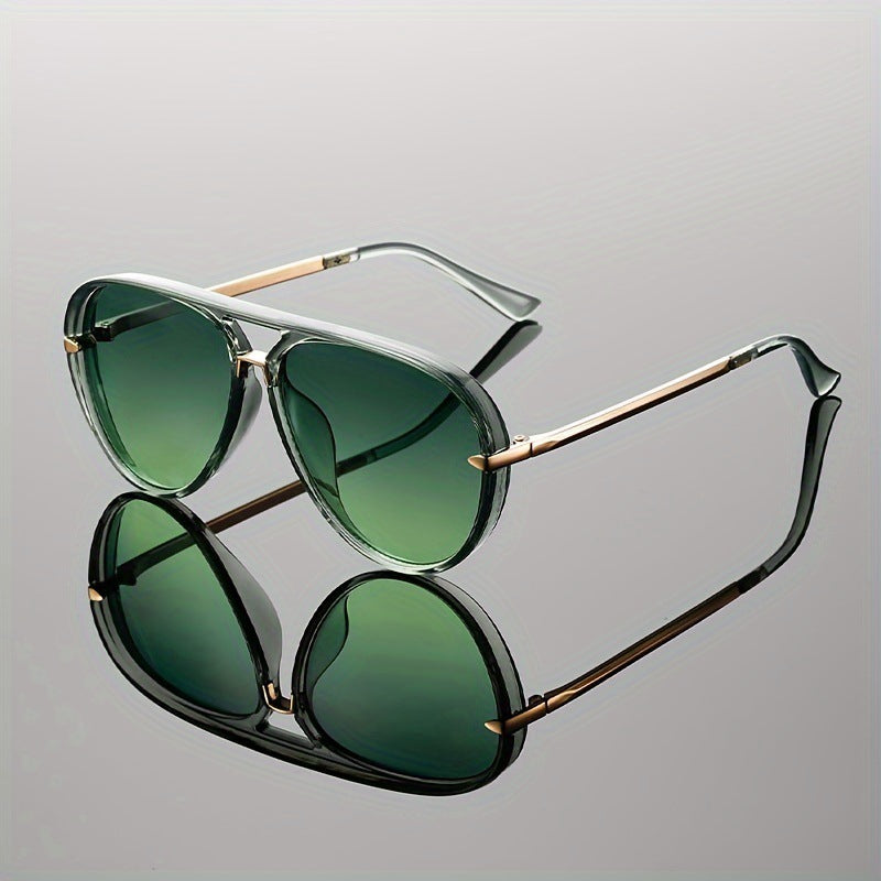 Ladies Semi-metal Simple Color Glasses