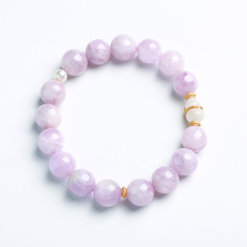 Natural Spodumene Purple Bracelet For Women