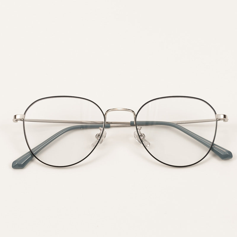 Women's Retro Round Frame Myopia Glasses Frame