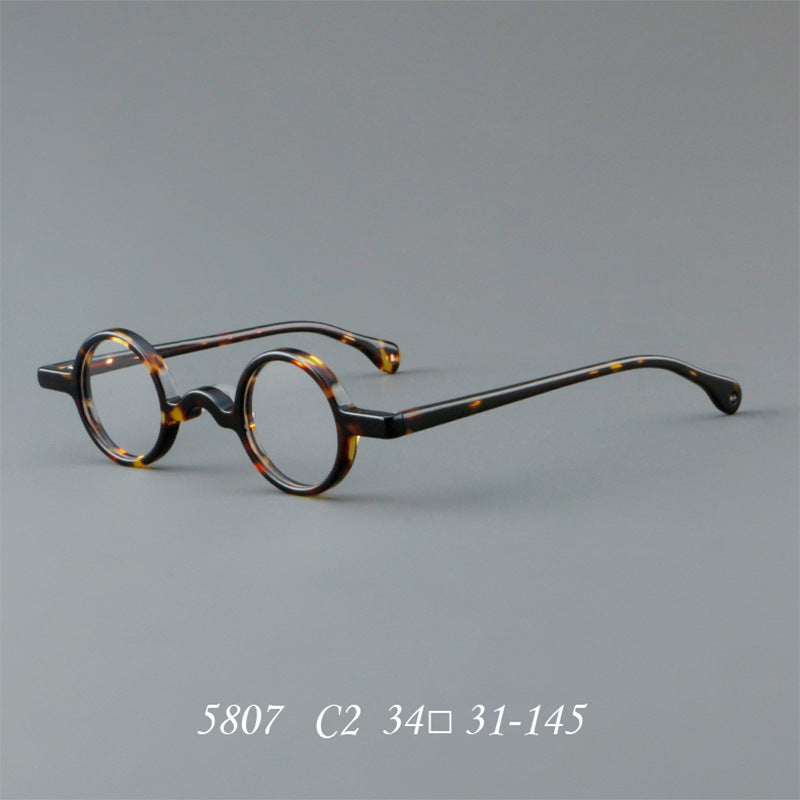 Acetate Frames Retro Round Glasses