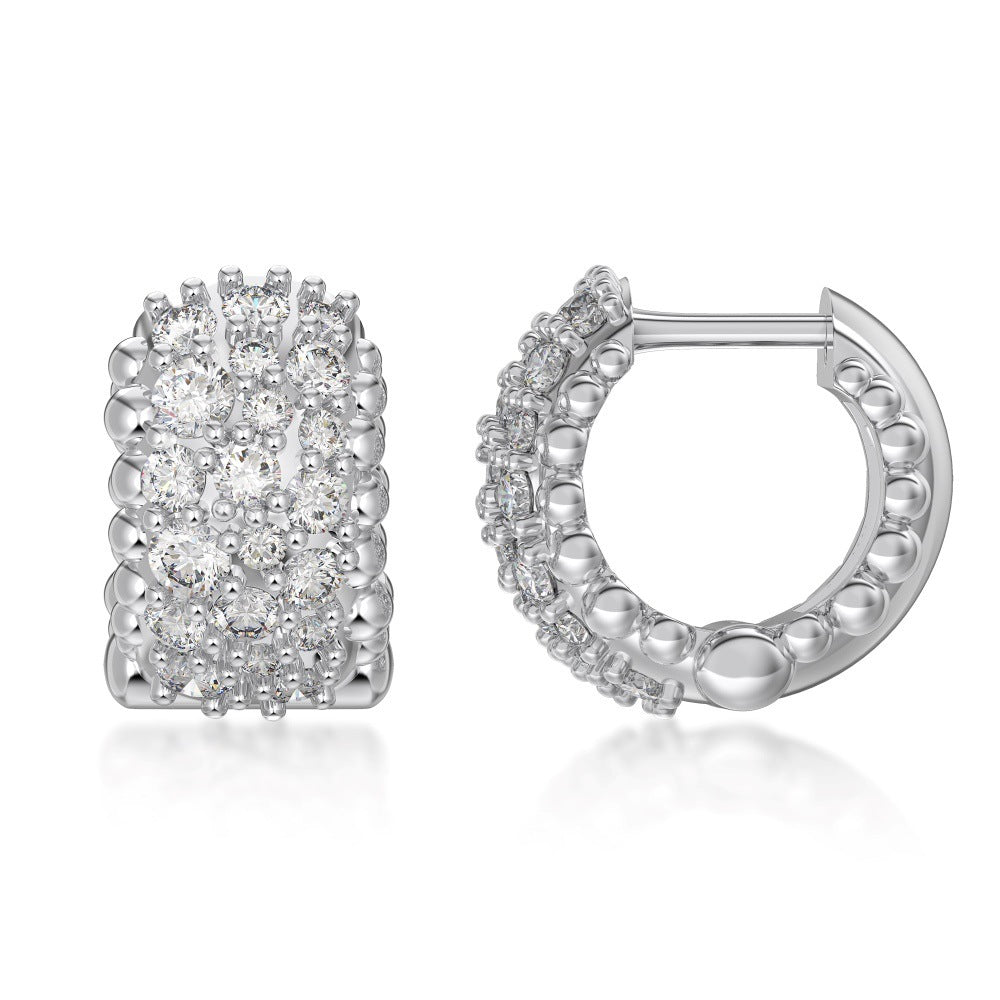 Fashion Elegant Zircon Earrings For Women