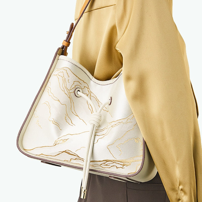 Elegant Fashion Hand Carrying New Chinese Single Shoulder Underarm Bag