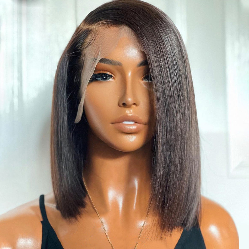 Super Double Drawn 13x4 Brown Lace Frontal Wig