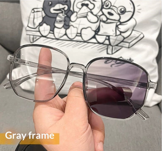 Lijia Korean Version Large Frame Anti Blue Light Goggles, Internet Famous, Same Color Changing Glasses 1535-3