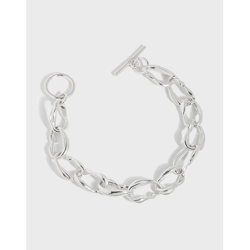 Minimalist All-match Cold OT Buckle Chain Bracelet For Women
