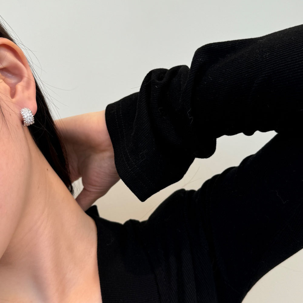 Fashion Elegant Zircon Earrings For Women